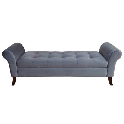 Banqueta baul Tucson Color Gris Tamaño King 1,70x45x60 cm-1