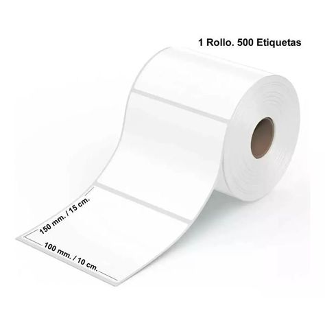 Etiquetas Térmicas Autoadhesivas Rollo 100 X 150 Mm 500 Unid-2