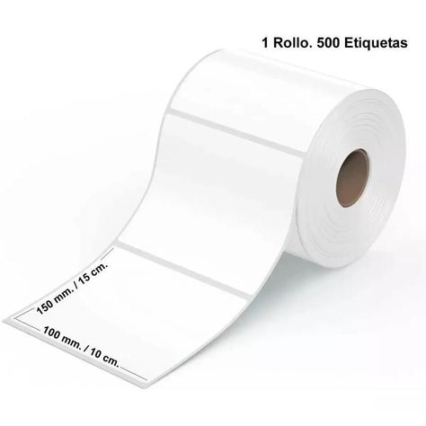 Etiquetas Térmicas Autoadhesivas Rollo 100 X 150 Mm 500 Unid-6