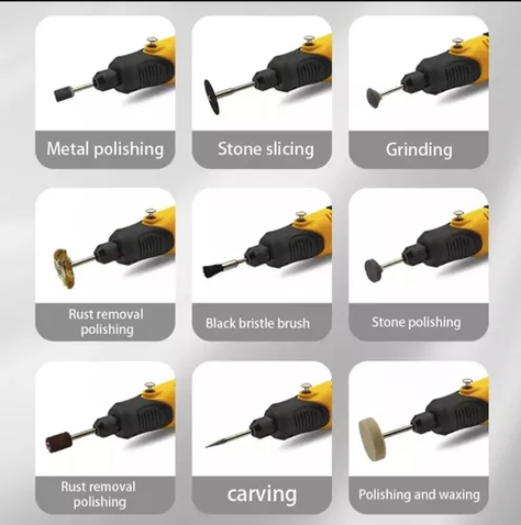 Mini Dremel Inalámbrico Recargable 3.6v Maleta 35 Piezas-2