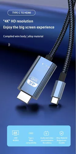 Adaptador Cable Usb Tipo C 3.1 A Hdmi / Usb-c Hdmi-1