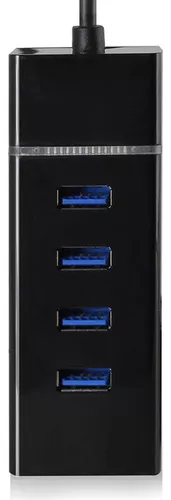 Hub 4 Multi Puerto Usb 2.0 Indicador Led - Datos Y Carga-1
