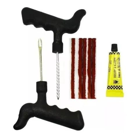 Kit Compresor 12v Inflado Neumaticos Y Reparación Pinchazos-3