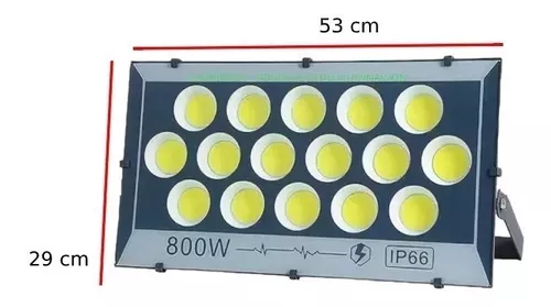 Foco Proyector 800w Reflector Canchas Cultivo Industrial-1