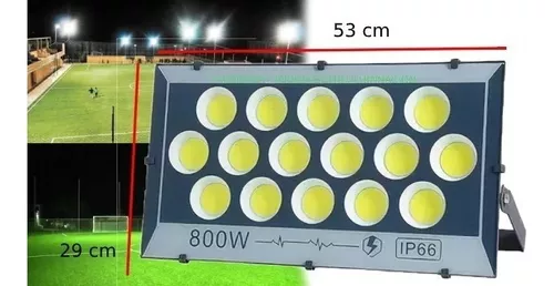 Foco Proyector 800w Reflector Canchas Cultivo Industrial-4