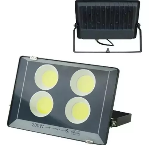 Foco Proyector 200w Led Con Base Sellado Para Intemperie-0