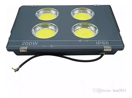 Foco Proyector 200w Led Con Base Sellado Para Intemperie-4