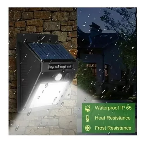 Aplique Solar 30 Led, Mas Led Q Otros Modelos, Envio Gratis-1