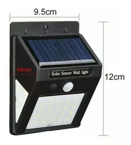 Aplique Solar 30 Led, Mas Led Q Otros Modelos, Envio Gratis-2