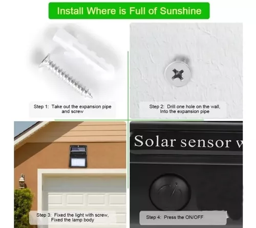 Aplique Solar 30 Led, Mas Led Q Otros Modelos, Envio Gratis-5