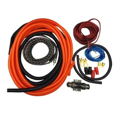 Kit Cables 1000w Auto 4ga Para Amplificador Subwoofer-0