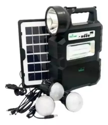 Radio Solar, Foco, Bluetooth, Linterna, Lampara Led-2