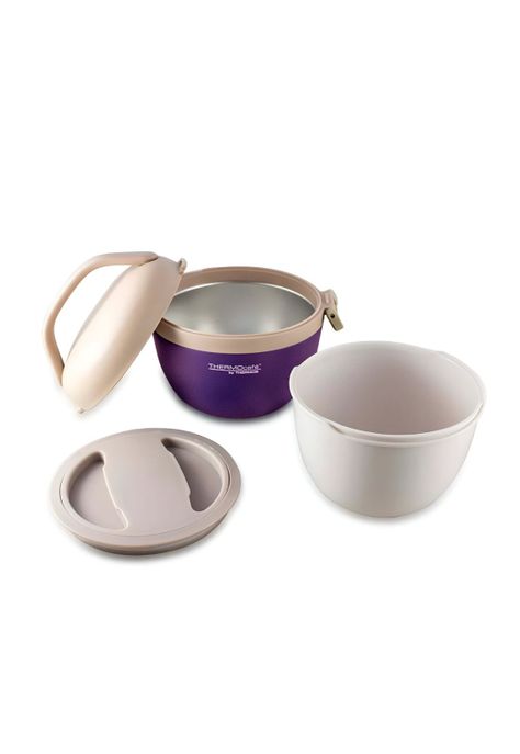 Termo de Comida Inox Purple BS25 Domo 600ML Thermos CRB-600P-4