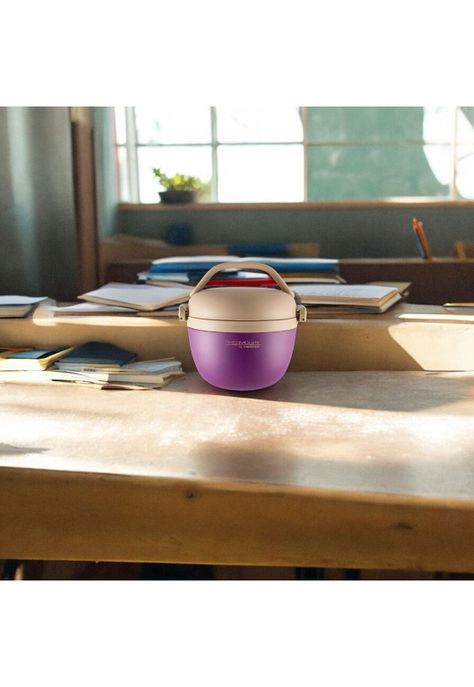 Termo de Comida Inox Purple BS25 Domo 600ML Thermos CRB-600P-5