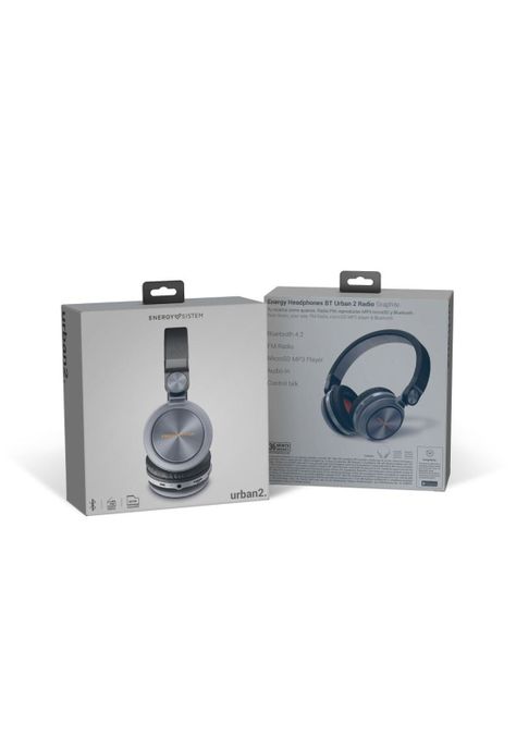 Audifono Energy Sistem Urban 2 Gray BT FM SD con Asistente-5