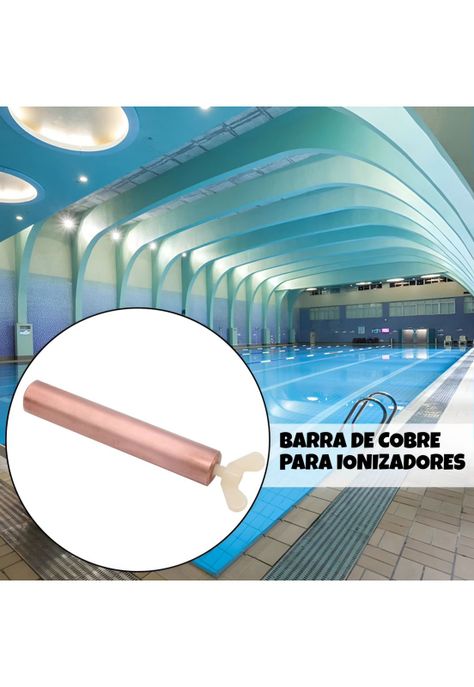 Barra de Cobre Ánodo Para Ionizadores de Piscina 100% Cobre-5
