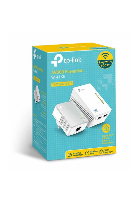 Kit Powerline Tp-Link Wifi 600 Mbps Dual Rj-45 TL-WPA4220KIT-4