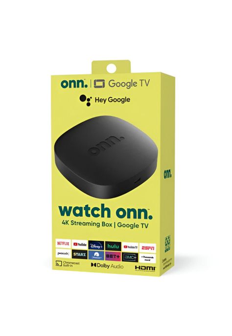 Android Google TV 4K UHD Chromecast + Control Remoto ONN-2