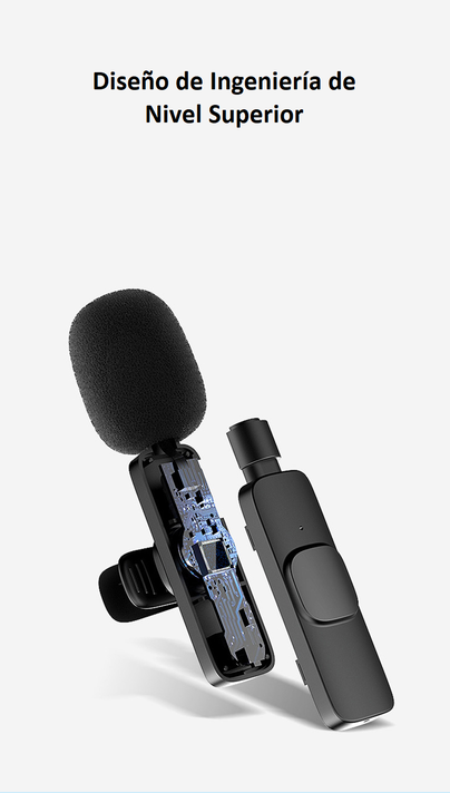 Microfono Inalámbrico HIFI para Smartphone Android & Iphone -4