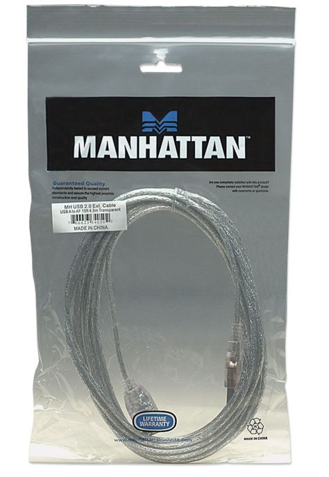 Cable De Datos Extension USB 4.5m  Manhattan 340502-2