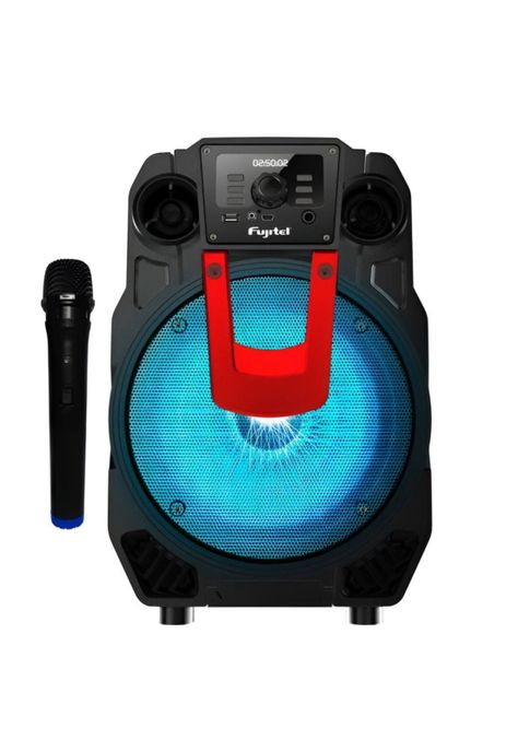Parlante Karaoke con Micrófono inalámbrico BT8L Recargable-0