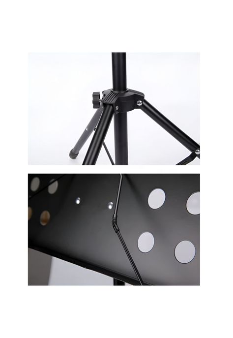 Soporte Atril de Partituras con Altura Ajustable de Aluminio-8