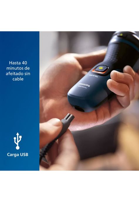 Afeitadora Philips s1151 para uso en Seco y Humedo Carga USB-5