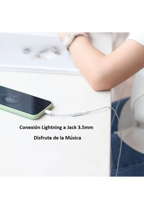 Adaptador Lightning para Audio 3,5mm Hembra BL-AD100AL-6