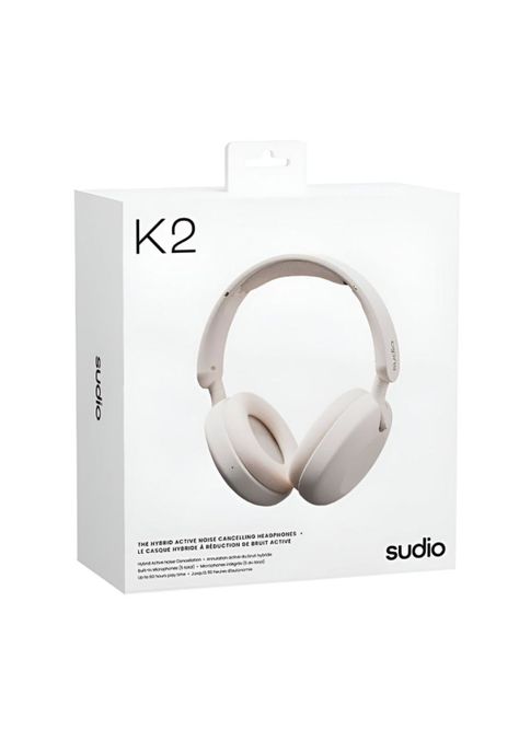 Audífonos Sudio Premium K2 BT Hybrid ANC White 60h Autonomía-0
