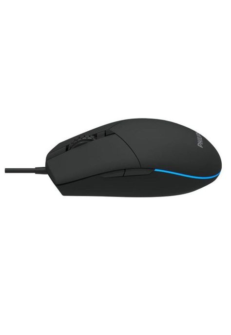 Mouse Philips Multiuso de 6 Botones Retro Iluminado SPK9304-6