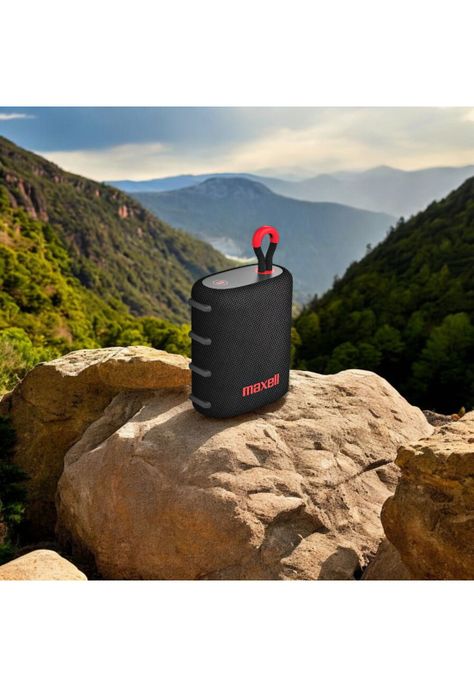 Parlante Portatil Maxell Water Resistant IPX5 Nomad Black 5W-4