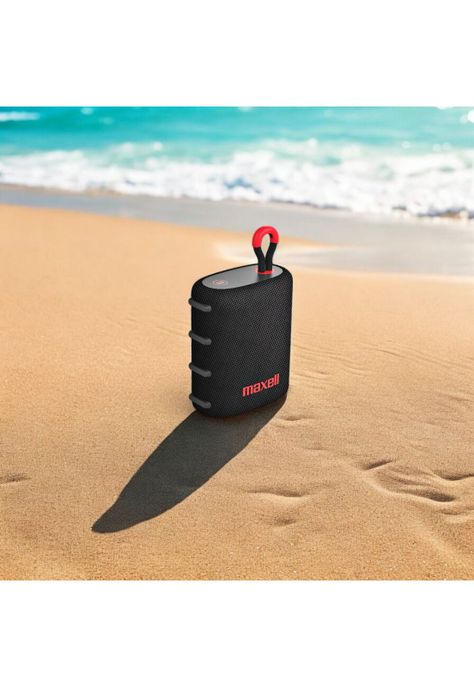 Parlante Portatil Maxell Water Resistant IPX5 Nomad Black 5W-5
