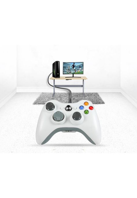 Joystick USB para XBOX 360 & PC Wired Edition X-360 White-3