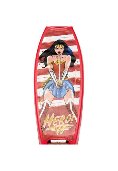 Scooter Infantil Reforzado Mujer Maravilla DC Comics 4 Rueda-2