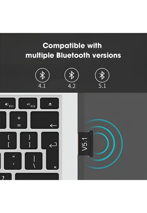 Receptor Bluetooth 5.1 USB 2.0 High Speed 24 Mbps-2