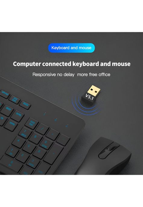 Receptor Bluetooth 5.1 USB 2.0 High Speed 24 Mbps-7