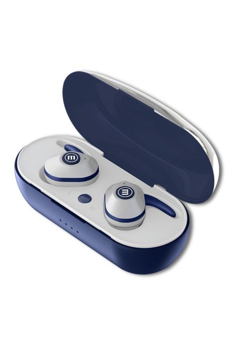 Audífonos Maxell Mini Duo TWS Bluetooth Blue Limit Edition-2