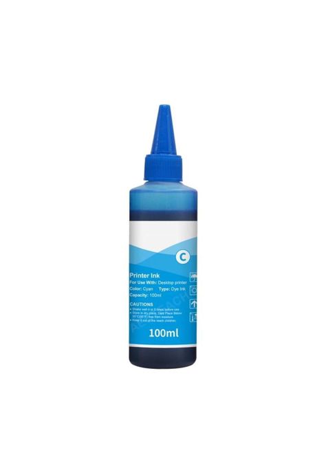 Tinta para Recargar Impresoras 100ML Cyan Premium Quality-0