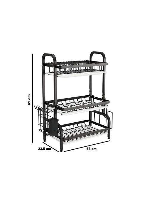 Escurridor de Loza Premium de 3 Niveles X X L BLACK-3