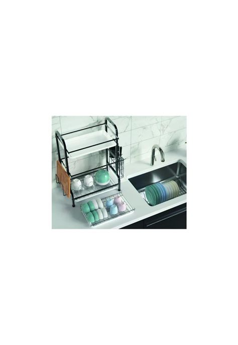 Escurridor de Loza Premium de 3 Niveles X X L BLACK-4