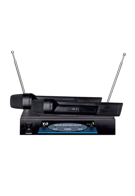 Pack de 2 Micrófonos Inalámbricos VHF PRO WM-787 Audio HD-1