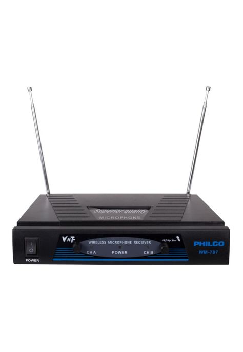 Pack de 2 Micrófonos Inalámbricos VHF PRO WM-787 Audio HD-2