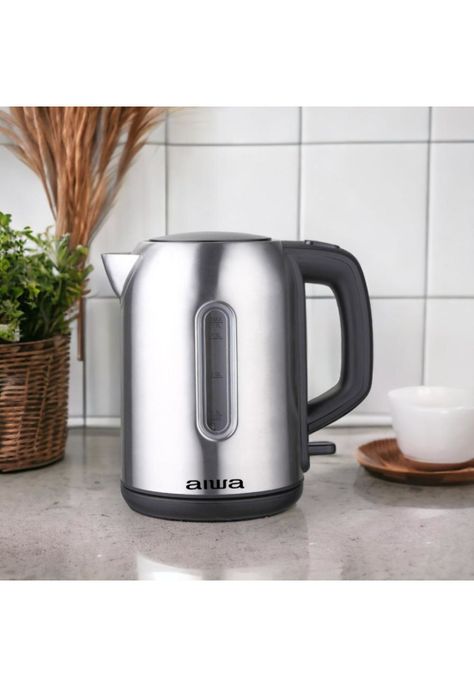 Hervidor de Acero Inoxidable Tipo Tetera Aiwa 1.7L /2200W GR-4