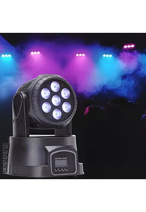 Cabeza Robótica Ritmica DMX DJPower Full RGB LED 56W M070Pro-1