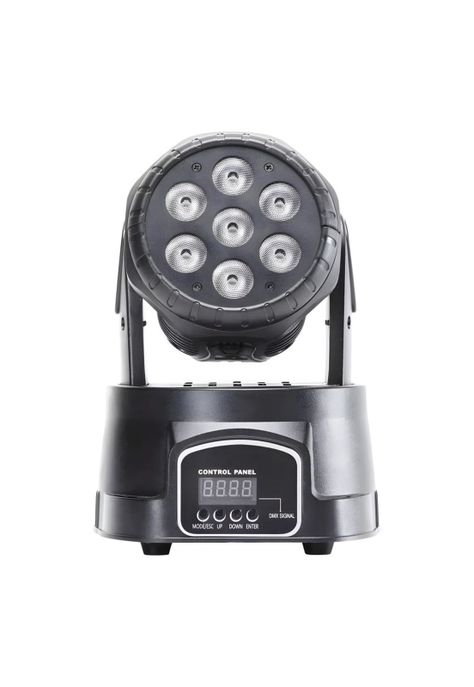 Cabeza Robótica Ritmica DMX DJPower Full RGB LED 56W M070Pro-2