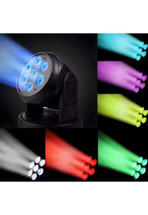 Cabeza Robótica Ritmica DMX DJPower Full RGB LED 56W M070Pro-3