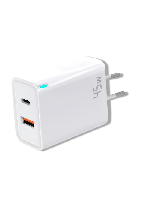 Cargador Pared 45W GAN PD Type-C + USB Tecmaster SEC 200540-1