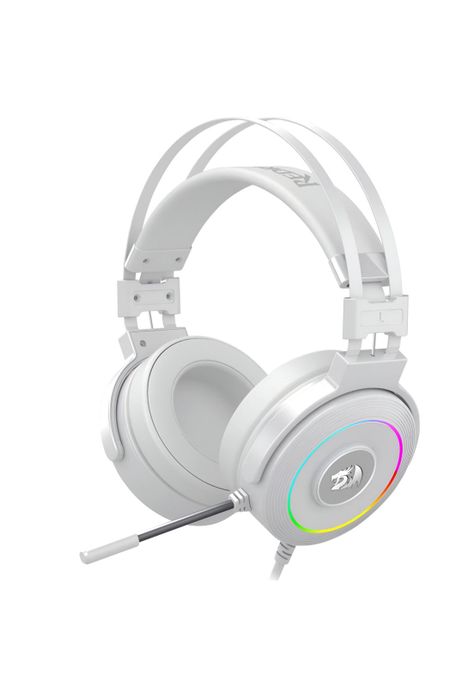 Audifonos USB Redragon Lamia White Audio 7.1 Con Soporte-1