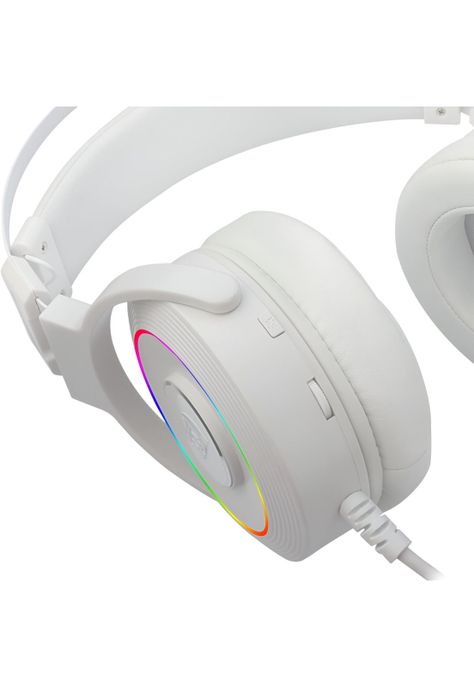Audifonos USB Redragon Lamia White Audio 7.1 Con Soporte-7