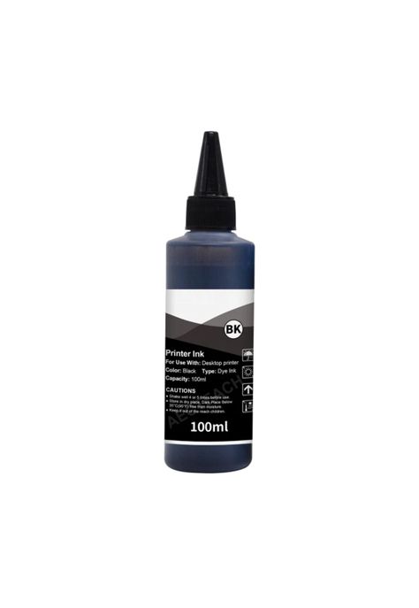 Tinta para Recargar Impresoras 100ML Black Premium Quality-0
